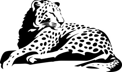 Poster - Handdrawn cheetah drawing 