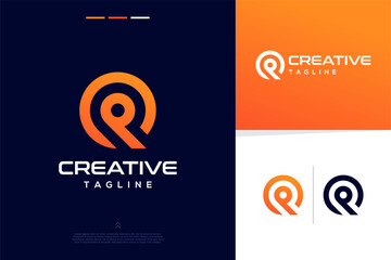 Wall Mural - Modern futuristic letter Q design concept for branding logo design inspirations