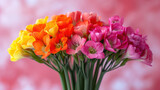 Fototapeta Uliczki - Perfumed Garden Freesias: Aromatic Delight