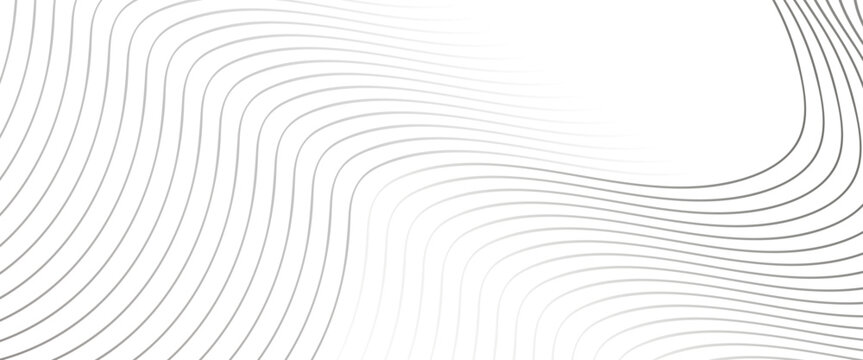 Vector white textured background, wavy lines texture, minimalistic design template for poster, banner, cover, postcard.
