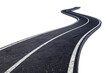© PixMarket - Winding asphalt road isolated on transparent background