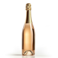 Wall Mural - champagne bottle isolated on white