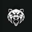 © Дмитрий Симаков - Logo illustration, vector, simple, Bear