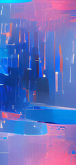 Poster - Abstract background modern futuristic graphic. Pink, Blue neon background.