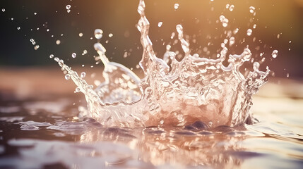 Water splash illustration, water splash texture