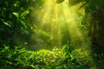 Poster - A slide Background showcasing the beauty and uniqueness of life. Nature and biodiversity. Background image. Created with Generative AI technology