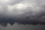 Fototapeta Na sufit - background of black clouds before a storm