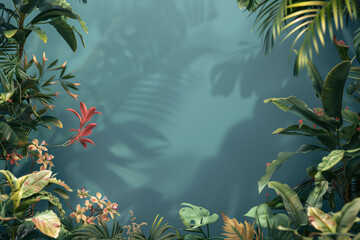Poster - A slide Background showcasing the beauty and uniqueness of life. Nature and biodiversity. Background image. Created with Generative AI technology