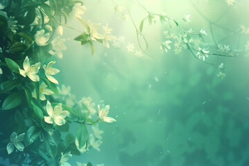 Poster - A slide Background showcasing the beauty and uniqueness of life. Nature and biodiversity. Background image. Created with Generative AI technology