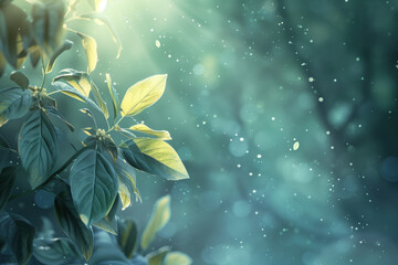Poster - A slide Background showcasing the beauty and uniqueness of life. Nature and biodiversity. Background image. Created with Generative AI technology