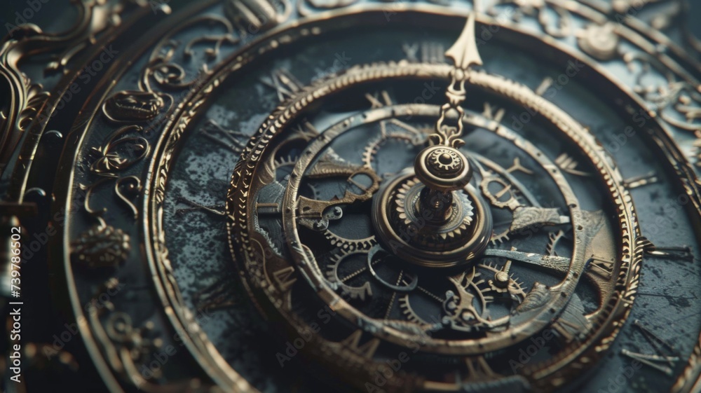 Enduring Clock Eternal Mechanisms of Time - The complex inner workings of a vintage ...
