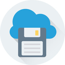 A Cloud Storage Flat Round Design 