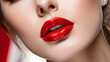 close up portrait of a woman, lipstick, cosmetic, advertisement, fashion model, model, gorgeous, stylish, beauty, pretty model