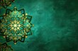 Beautiful jade desktop wallpaper background by islamic elegant ornament with light 