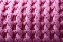 Pink Knitting Pattern Seamless Texture