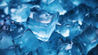 Ice cubes in macro lens