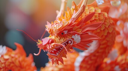 Poster - a close up of a dragon