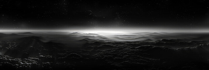 Wall Mural - night, space, sky, nature, galaxy, background, light, planet, astronomy