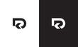 DK logo, monogram unique logo, black and white logo, premium elegant logo, letter DK Vector minimalist