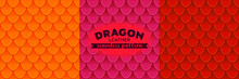 Dragon Scale Seamless Pattern. Seamless Texture Background