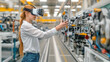 © ADDICTIVE STOCK - Engineer using virtual reality in modern manufacturing Generative AI image