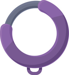 Poster - Violet carbine icon cartoon vector. Security adventure. Safety metal rock