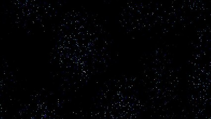 Aufkleber - Animated abstract technology black background random dots and grid 4K.