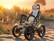 © pprothien - 3d render of a personal mobility device that adapts to terrain and user needs