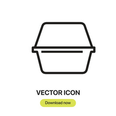 Fototapete - Hamburger icon vector. Linear-style sign for mobile concept and web design. Hamburger symbol illustration. Pixel vector graphics - Vector.	
