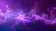 Magic purple neon smoke.