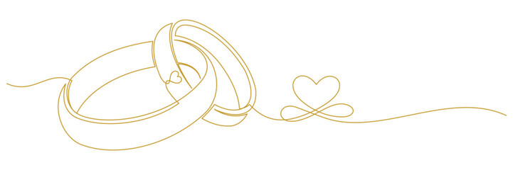 outline of the wedding ring