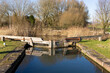 Remains of Stroudwater canal link to Framilode, the original connection to the River Severn, Gloucestershire, England, United Kingdom
