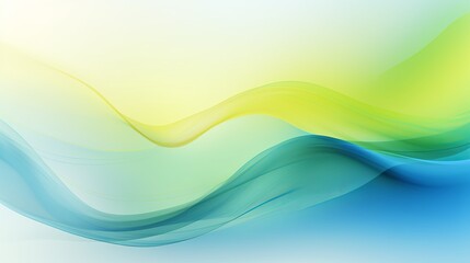 Wall Mural - Abstract nature green blue yellow background