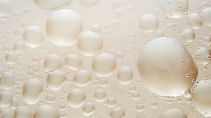 Wall Mural - Background of soap foam and bubbles, macro