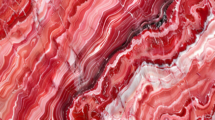 Wall Mural - natural pattern of marble red brown color polished slice mineral. Super high resolution Red Jasper