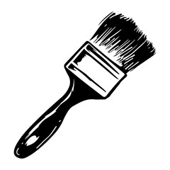 Wall Mural - Paint brush symbol vector sign