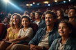 Going to the Movies Watching a Comedy, created with Generative AI technology