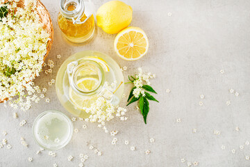 Elder flower lemonade