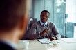 © Davor - African American businessman in a meeting at office