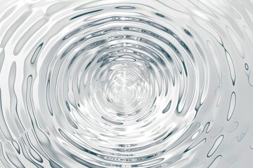 Leinwandbilder - water surface with a mesmerizing circular design. The intricate pattern formed by the ripples and reflections creates a captivating visual effect