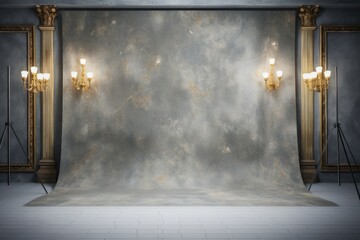 Poster - Professional photo studio setup for various photography projects