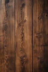 Poster - Close up of a wooden table with cutlery, suitable for food and dining concepts