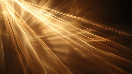 Abstract beautiful rays of light on black background