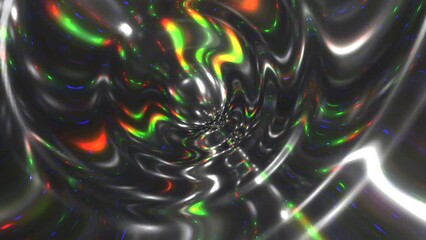 Poster - Animation of abstract colorful background with glowing lights 