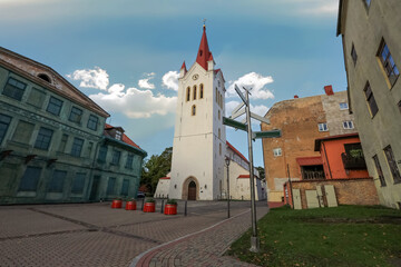 Wall Mural - St.John`s church in the town Cesis