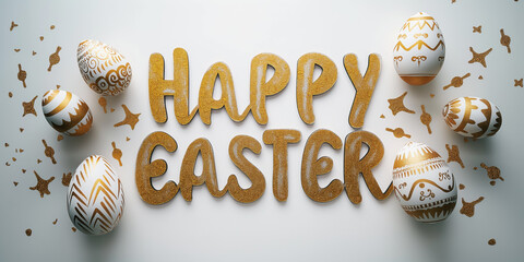 Wall Mural - Happy Easter 2024