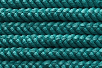 Wall Mural - Turquoise rope pattern seamless texture