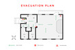 © Victoriia - evacuation plan. vector