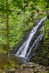 Wall Mural - Waterfall Cascade de la Roche near Cheylade, French highlands, France