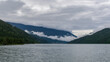 Chilly summer morning, Lake Revelstoke, British Columbia, Canada